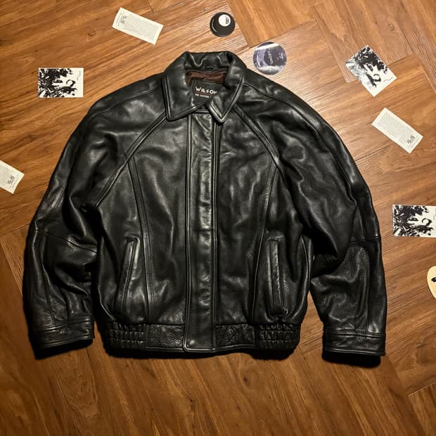 WILSONS LEATHER 신슐레이트 라이닝 레더 봄버 자켓