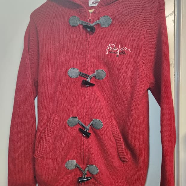 Fubu 빈티지 니트 후드 더플집업 95