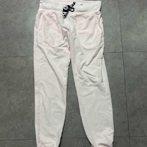  DKNY 라이트핑크 빈티지 코튼  조거 팬츠 44size 