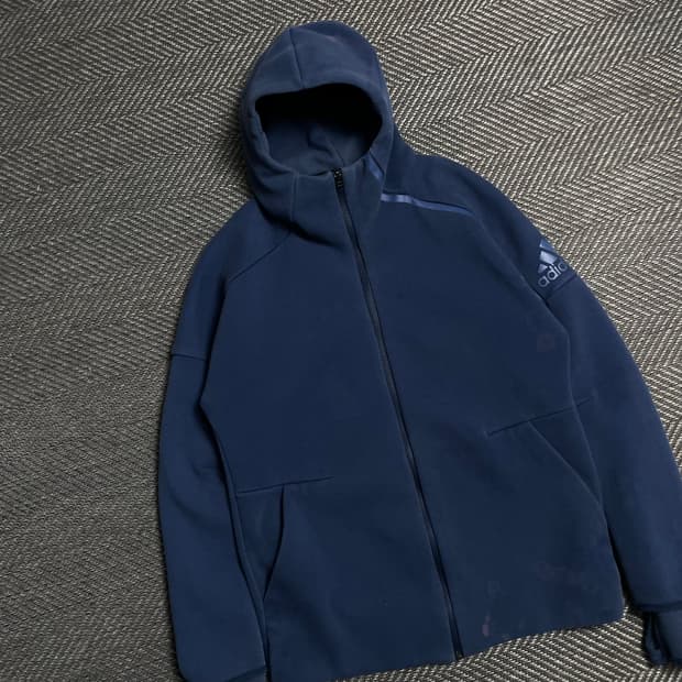 아디다스 Z.N.E. 에어로레디 후드집업 네이비y 5176