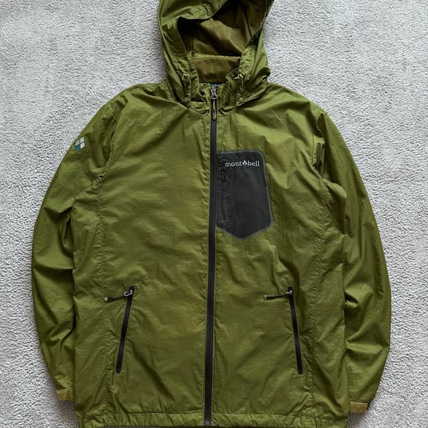몽벨 고프코어 바람막이 올리브그린 올리브카키 