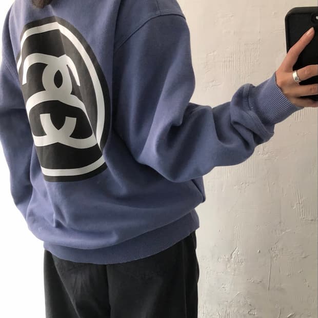Stussy 스투시 SS링크 크루넥 스웻셔츠 맨투맨 스톰컬러  Price