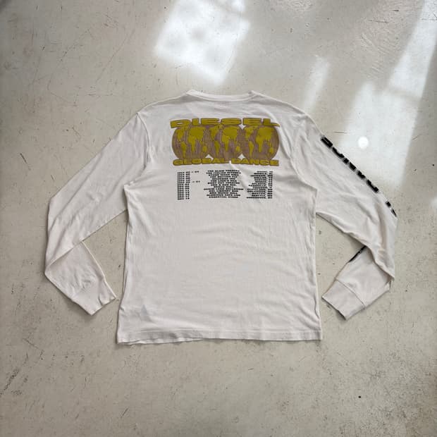 디젤 글로벌 댄스 빈티지 롱슬리브 XL