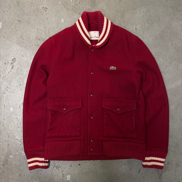 라코스테 버건디 스타디움 자켓[2287]