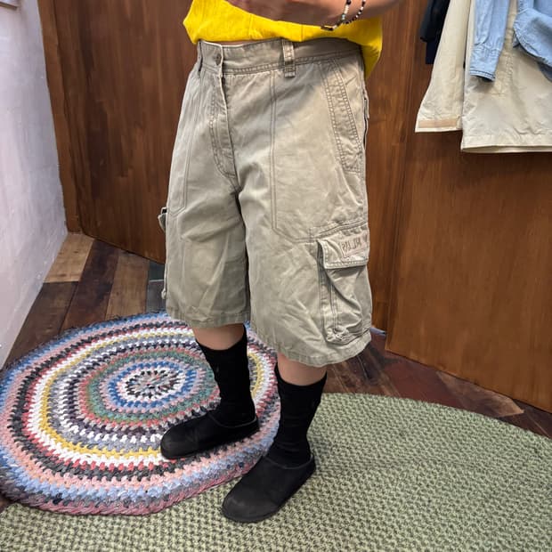 OLD NAVY 빈티지 카고 반바지 (h223)