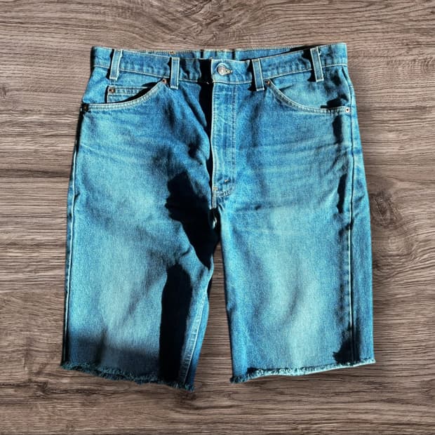 90s Levis 517 orange tab shorts