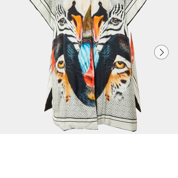 버버리 실크 블라우스  프리사이즈 정품