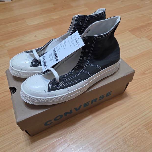 컨버스 척70 카키 하이 스니커즈 새제품 260