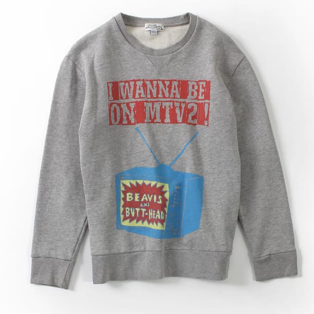 키츠네 그레이 스웻셔츠 맨투맨