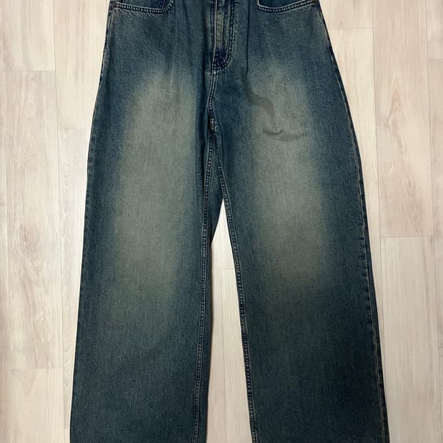 벨리에 트루 와이드 데님 - 빈티지 인디고