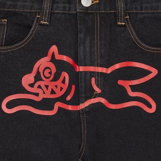 [30,32,34]BBC 아이스크림 26ss 러닝 도그 데님 팬츠/블랙