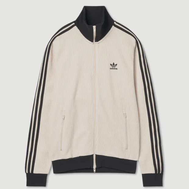 아디다스 와플 BB 트랙탑 져지 원더 화이트