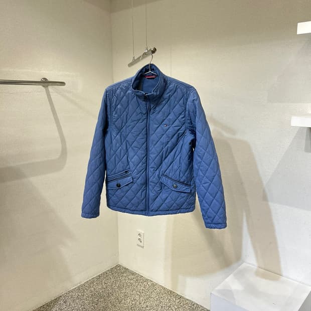 타미힐피거 퀄팅 자켓