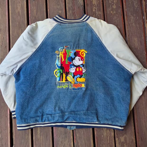디즈니 90s 베이스볼 자켓