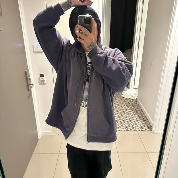 DAIRIKU SUNBURN ZIP UP HOODIE L