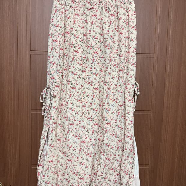모리걸 하구미 일본 빈티지 잔꽃 팬츠 펀칭 스커트