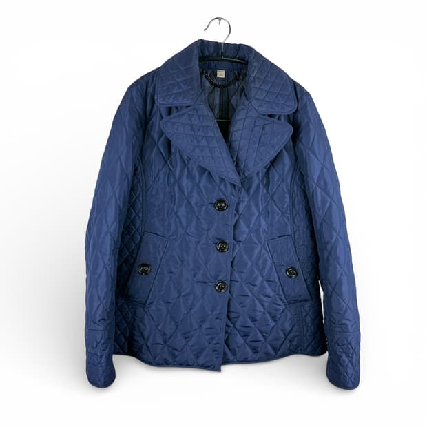 (6) 버버리 우먼스 퀄팅자켓 블루