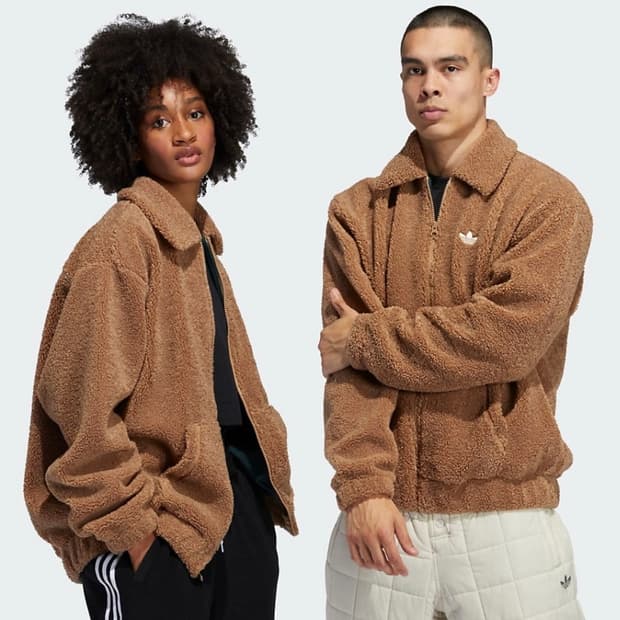 아디다스 쉐르파 플리스 트랙탑 자켓