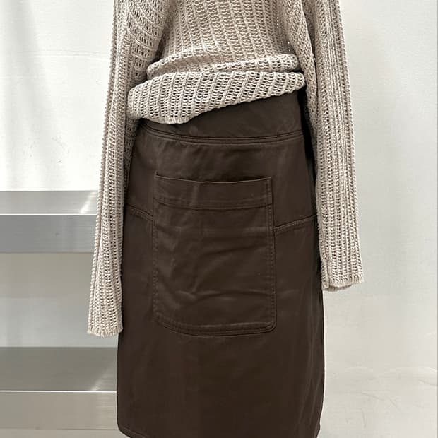 르메르 21FW 컬렉션 코티드 랩 스커트