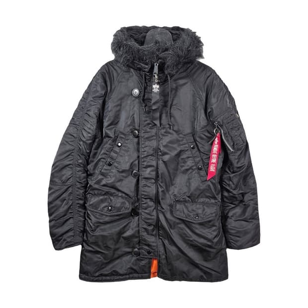 알파인더스트리 N-3B 파카 블랙 M