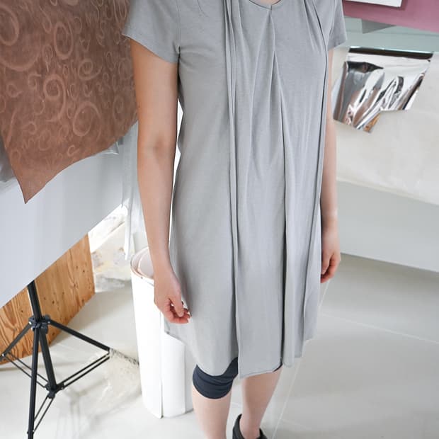 Hiroko Bis - Flare Short Sleeve Dress