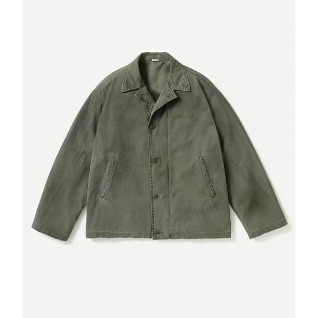 [3] 아프레쎄 빈티지 us 네이비 덱자켓 세이지