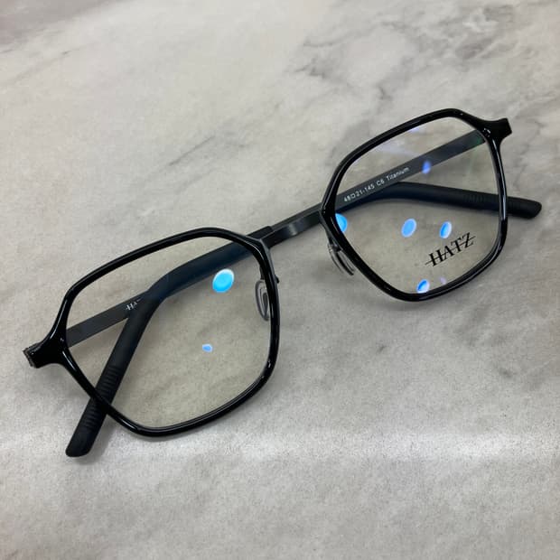하츠 Hatz 그레이 블랙 솔텍스 웰링턴 메탈테 안경