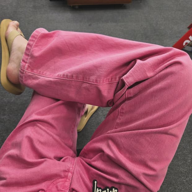 스투시 빅올진 데님 팬츠