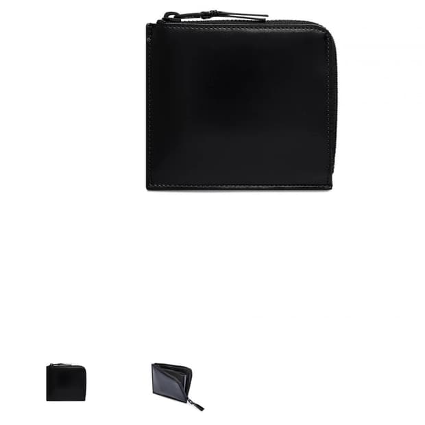 Cdg wallet very black