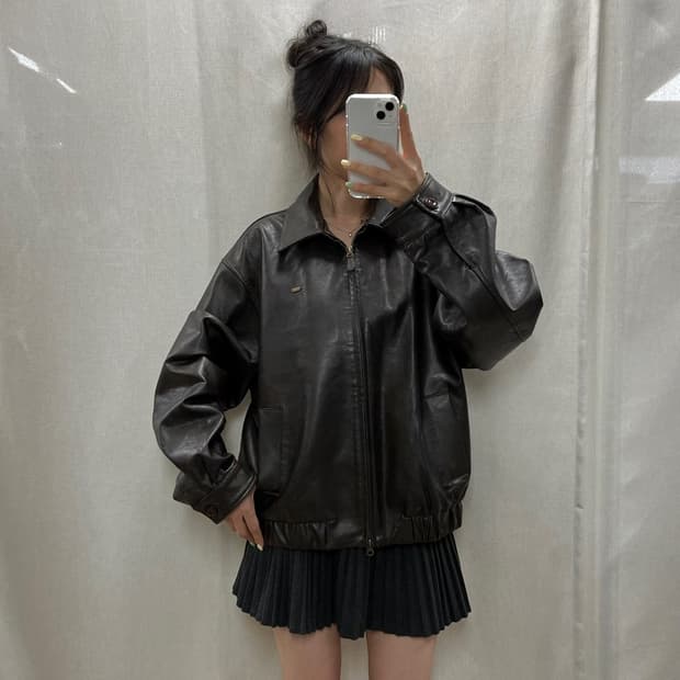 라퍼지스토어 레더 자켓/#3695