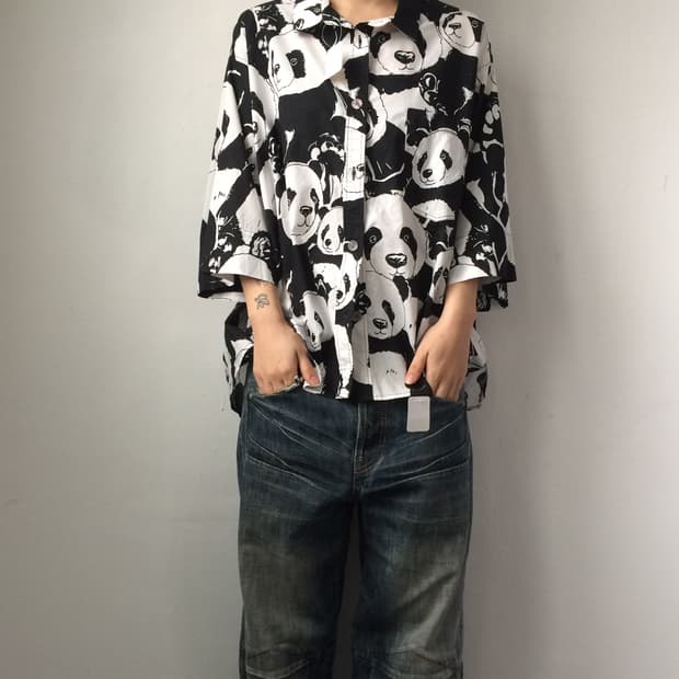 Panda pattern shirt