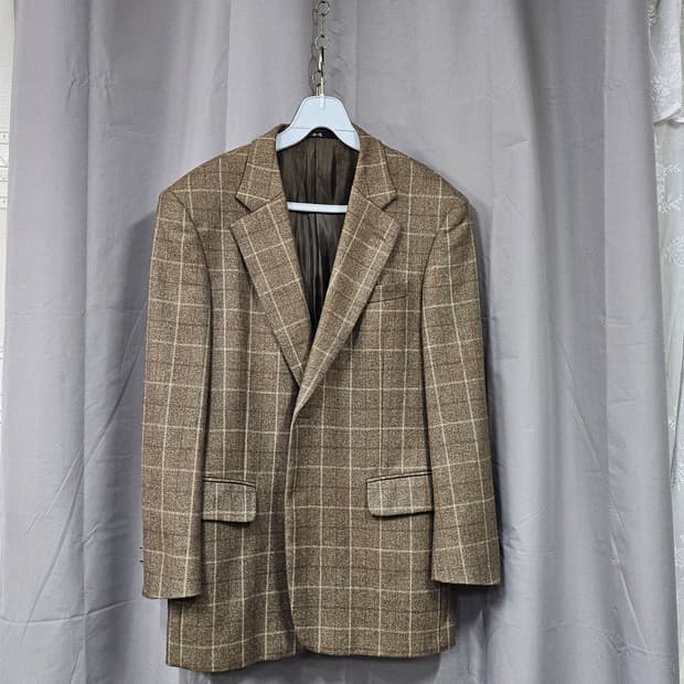 닥스런던 체크 블레이저 100