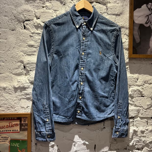 폴로 빈티지 데님 카라셔츠