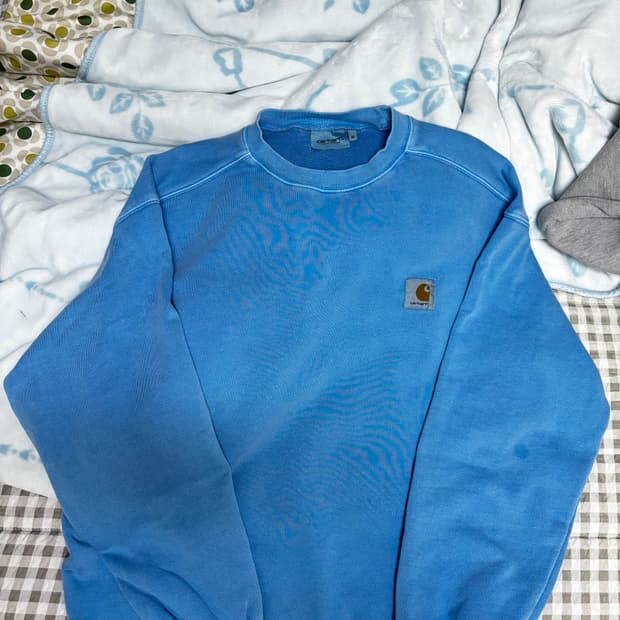 칼하트 맨투맨 블루 M