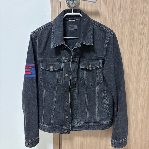 생로랑 데님자켓 m