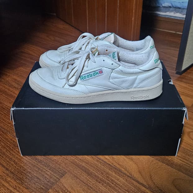 리복 클c 85 빈티지 크림 