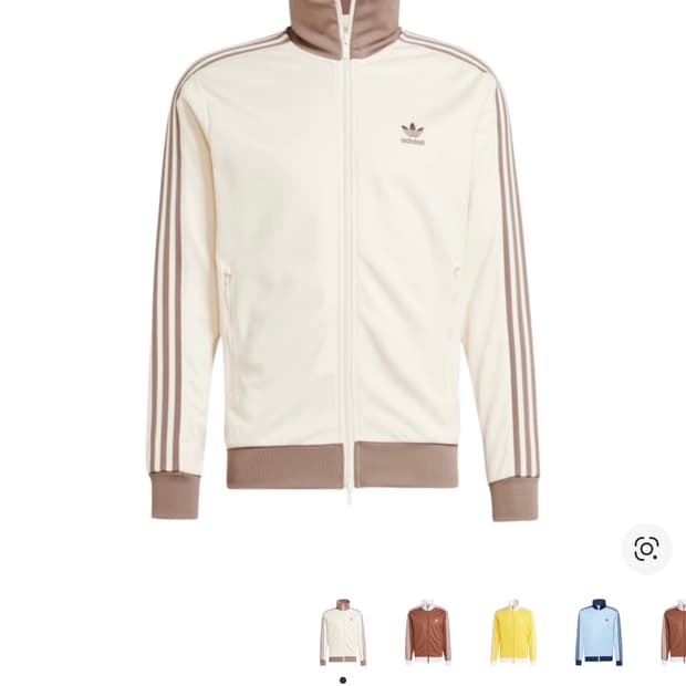 아디다스 아디컬러 클래식 베켄바우어 트랙탑 원더 화이트 트레이스 브라운 