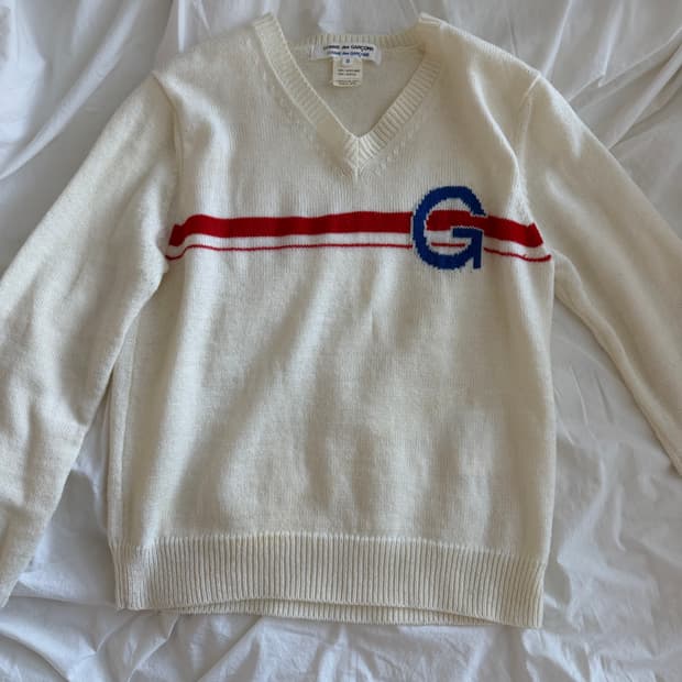 꼼데가르송 G 니트 S사이즈