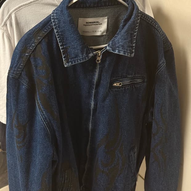 노메뉴얼 23fw 데님자켓