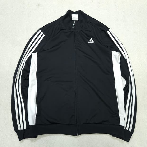 아디다스 삼선 져지 블랙