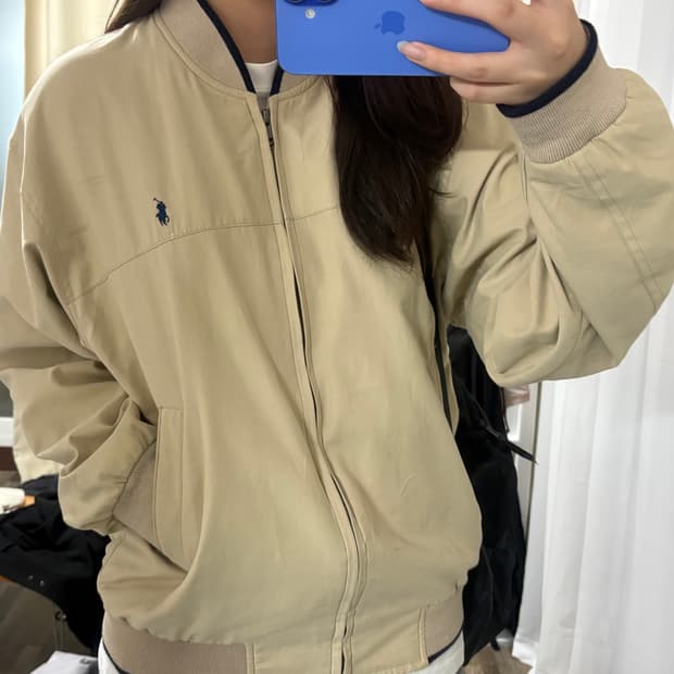 폴로 블루종 자켓