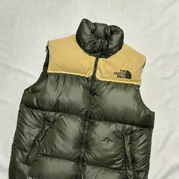 95 노스페이스 700 눕시 LTD 카키 패딩 베스트