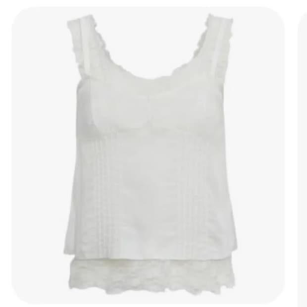 쓰리타임즈 노츠 레이어드 탑 notes layered top