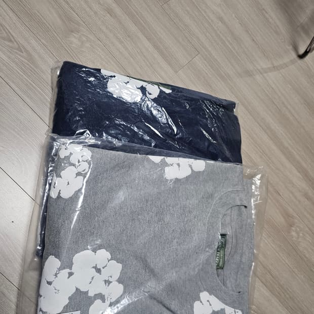 데님티어스 코튼리쓰 롱슬리브 xl 그레이,네이비