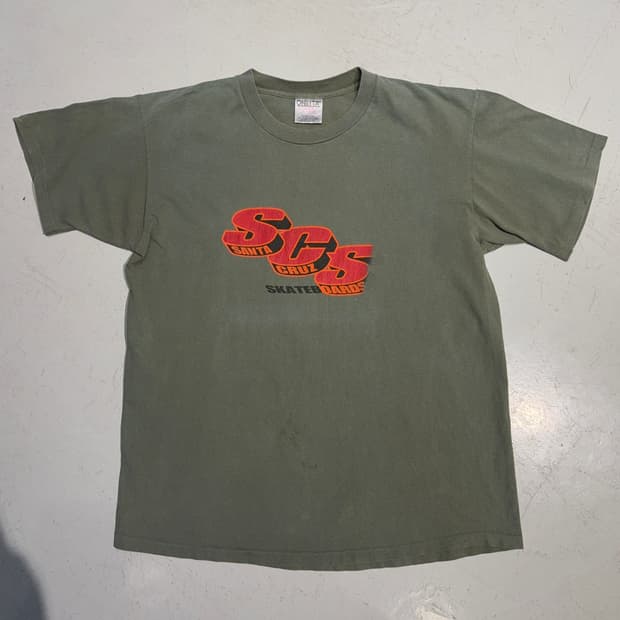 90s 산타크루즈 scs 반팔 티셔츠