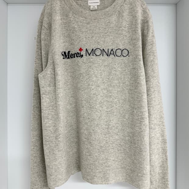 [클럽모나코] 남성 캐시미어 혼방 니트