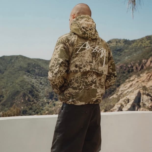 남여공용 스투시 stussy 후드 윈드브레이커 S