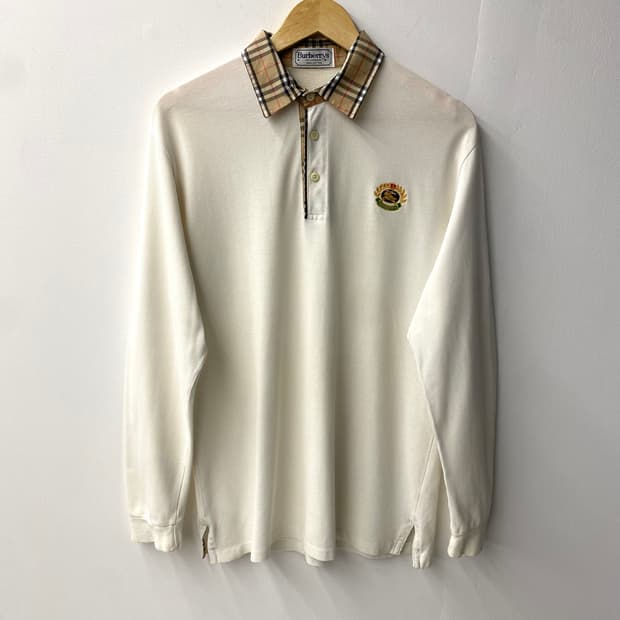 [M] 90s Burberrys 버버리 노바체크 카라 셔츠