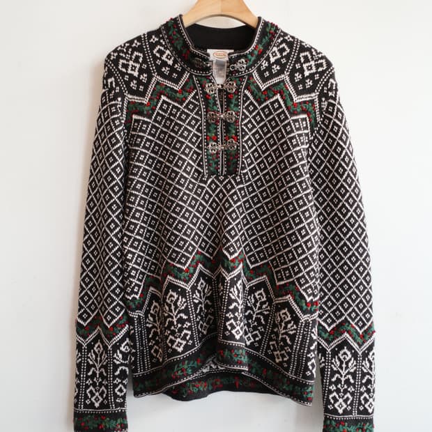 Talbots 노르딕 패턴 니트 