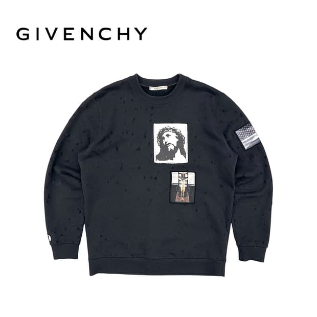 지방시 예수 지저스 패치워크 디스 맨투맨